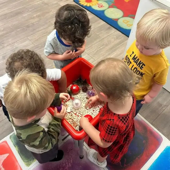 Young Toddlers Playing Together